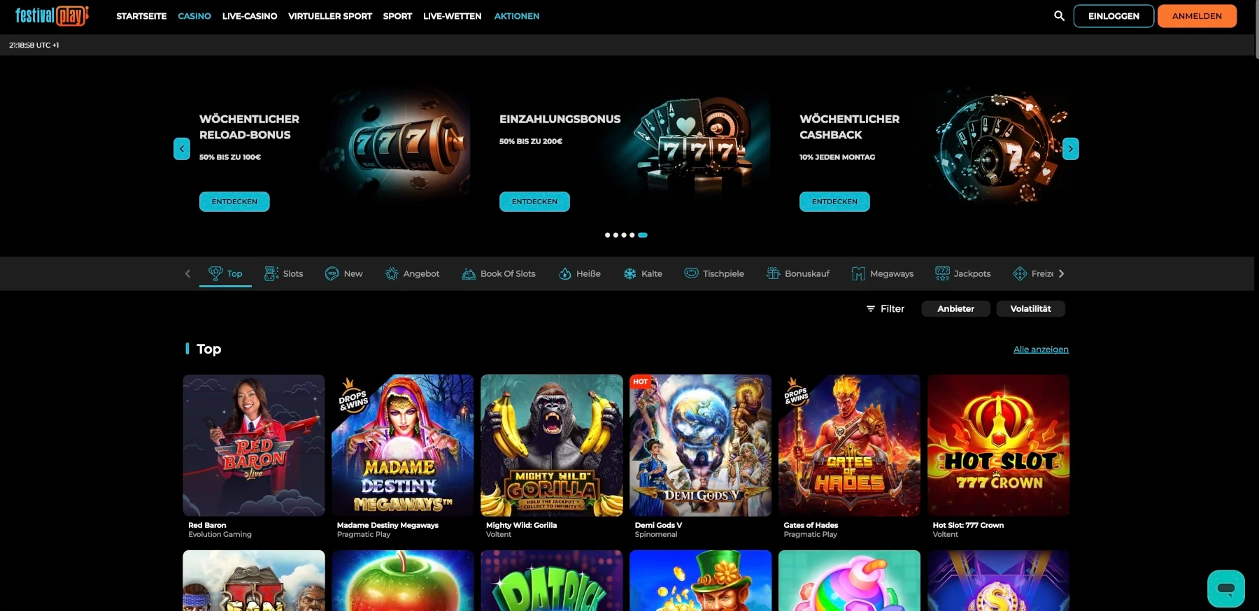 Festival Casino Lobby